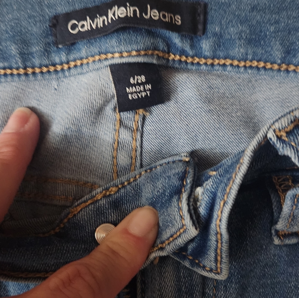 Calvin Klein Light Blue Denim Pants